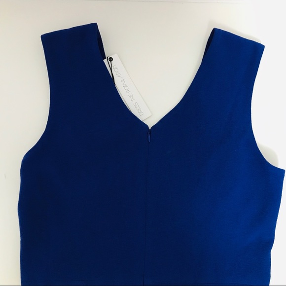 Dress the Population Sandra Plunge Trumpet Gown - Picture 6 of 6